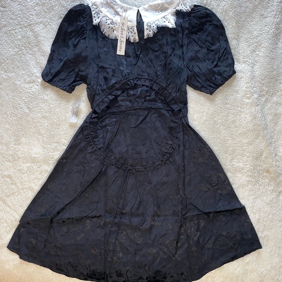 For Love & Lemons Yasmin Collared Floral Mini Dress - Picture 2 of 12